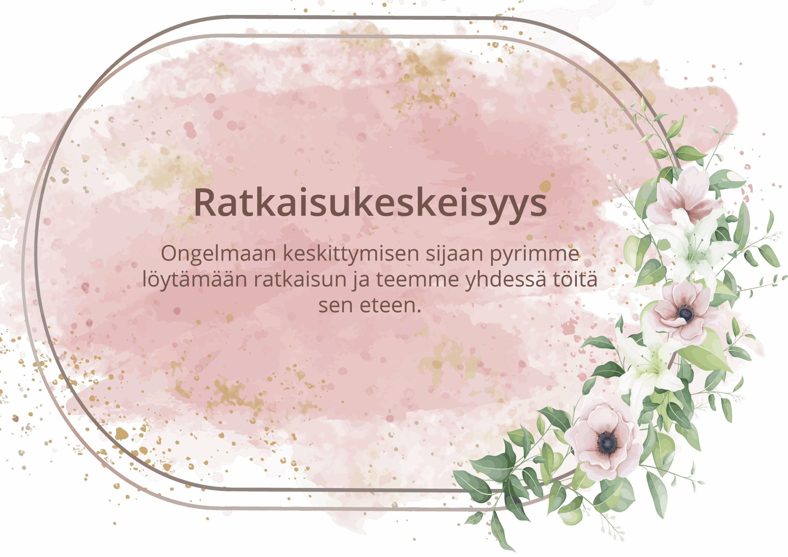 Ratkaisukeskeisyys